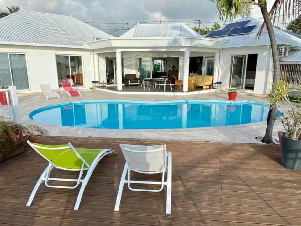 Villa BELLE VUE, CHAMBRE BAMBOUS Saint Pierre Esterno foto